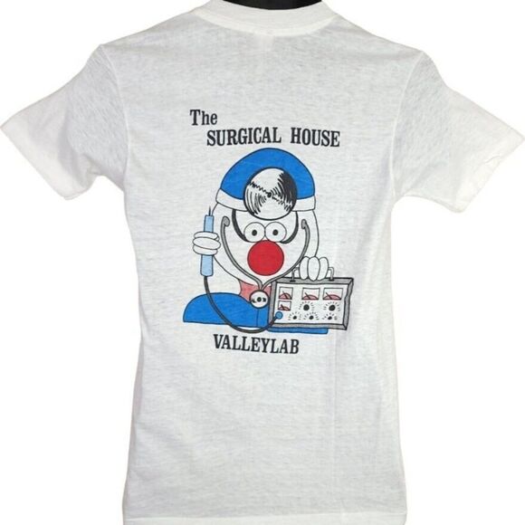 Valleylab LectroVac T Shirt Vintage 80s Surgical Equipment Made In USA Mens - Picture 1 of 7